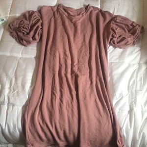 Pink Short Sleeve Alya Dress